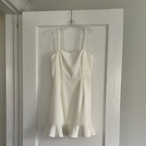 French Connection Spaghetti Strap White Dress graduations!
